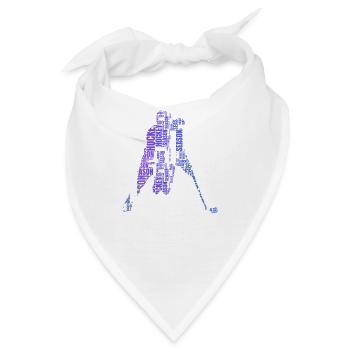 Motivational Season Of Pleasant Hockey Saying - Bandana - Weiß - Vorne