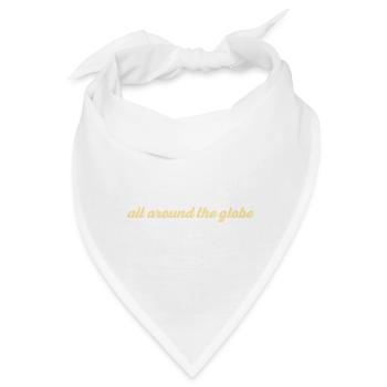 Joyable Traveling Of Pleasant Evolution Spruch - Bandana - Weiß - Vorne