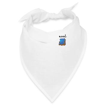 Strandkorb Mood Urlaub Nordlicht Moin Ostsee - Bandana - Weiß - Vorne