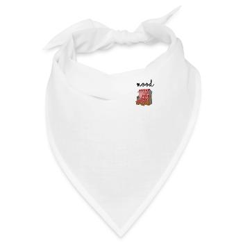 Strandkorb Mood Urlaub Nordlicht Moin Ostsee - Bandana - Weiß - Vorne