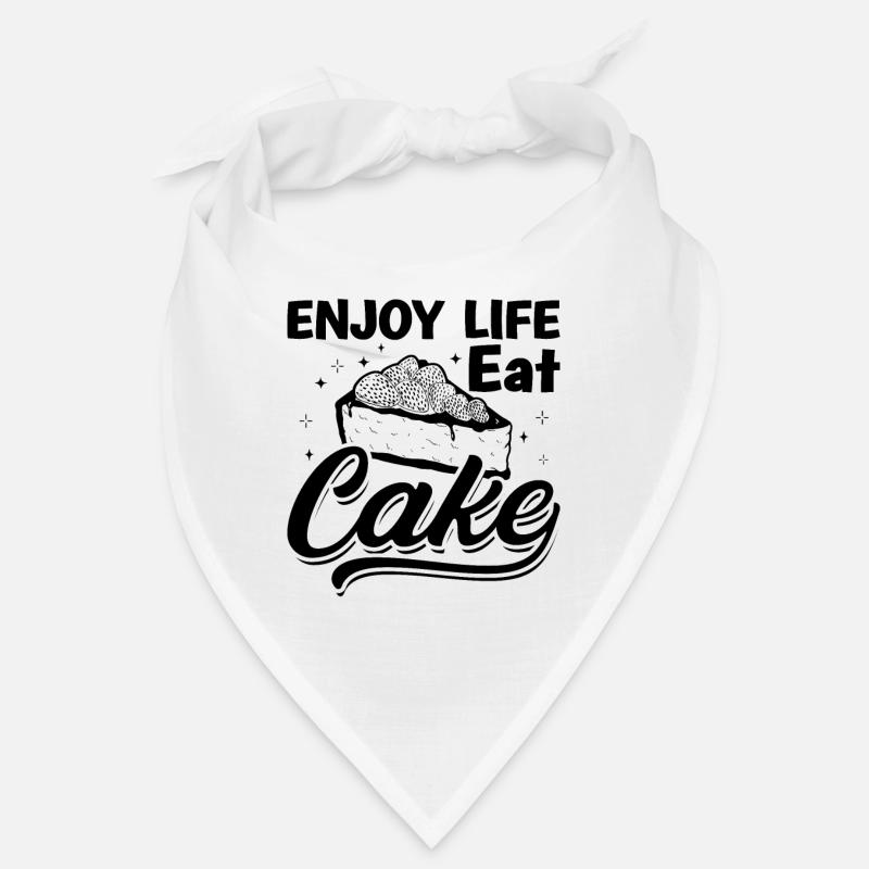 Enjoy Life Eat Cake Baker Baking Bakery Chef Cake Bandana
