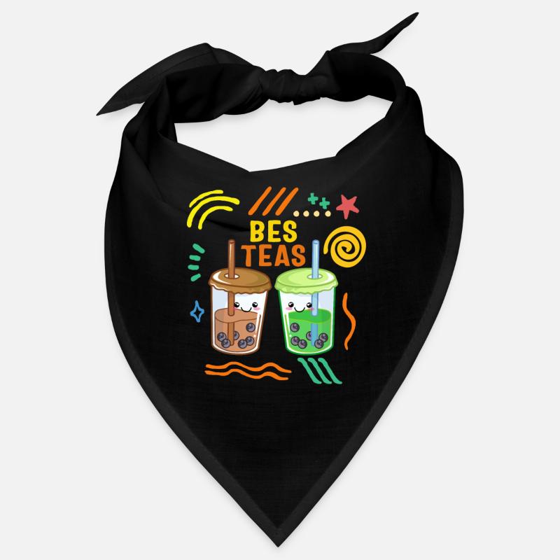 Bes Teas Shirt, Bubble Tea Bubble Milk Tea Bandana