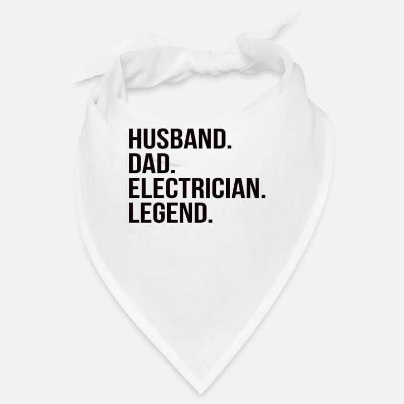 Ehemann Papa Elektriker Held Bandana