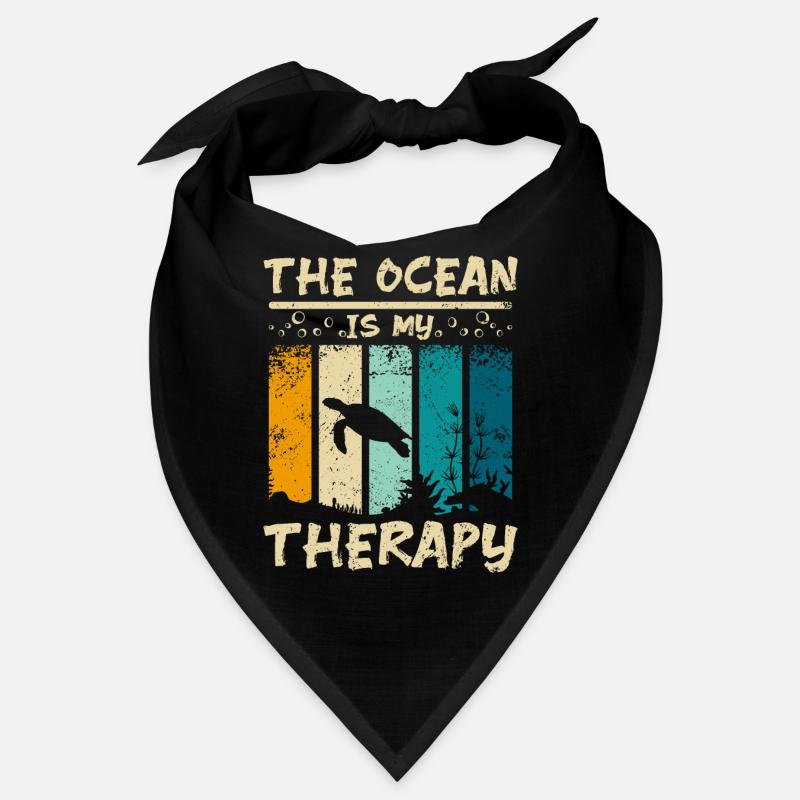 The ocean is my therapy Bandana