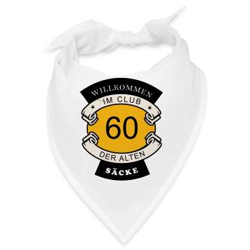 Club der alten Säcke - Bandana - Weiß - Vorne