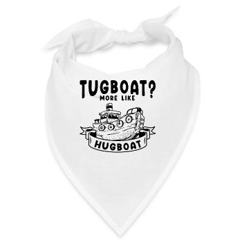 Schlepper Umarmung Bootseigner Segeln Umarmung - Bandana - Weiß - Vorne