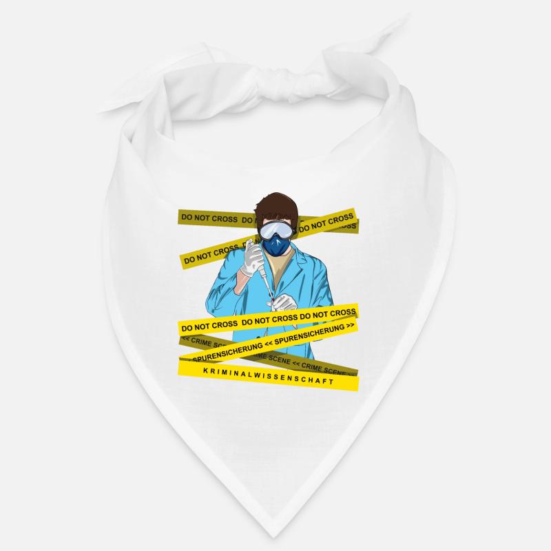 Securing traces - Kripo Polizei Kriminaltechnik Bandana