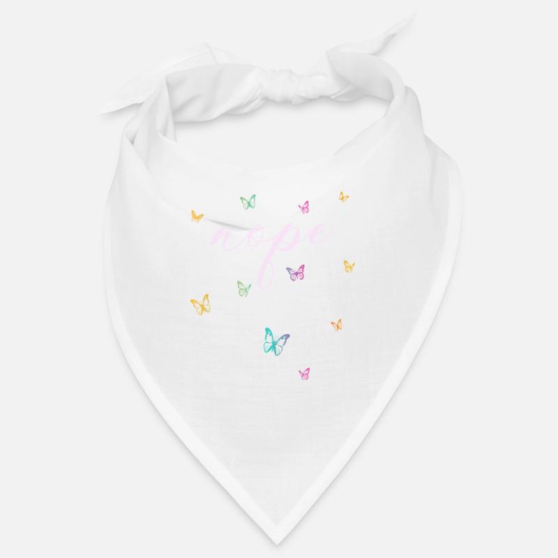 Nope - Dites simplement non! - Bandana - blanc