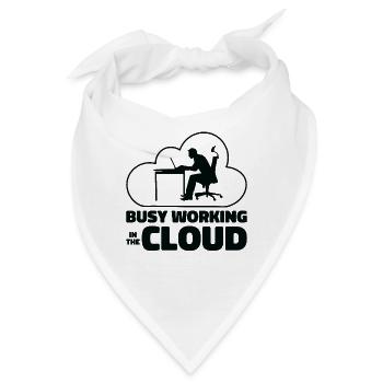 Cloud Computing Programmierer Kodierung - Bandana - Weiß - Vorne