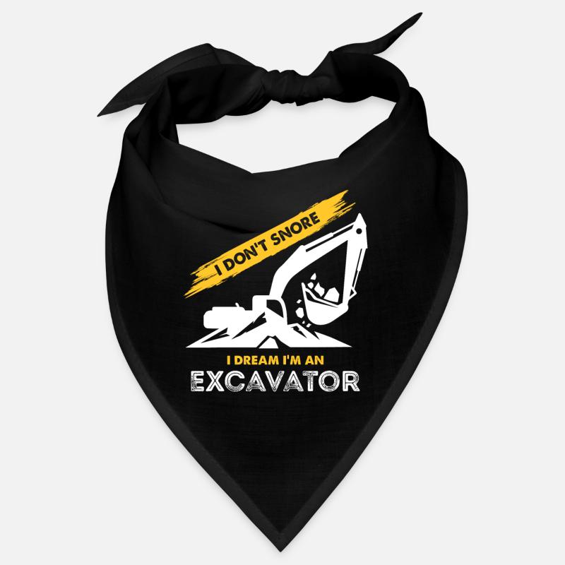 Ich schnarche nicht, im Traum bin ich ein Bagger Bandana
