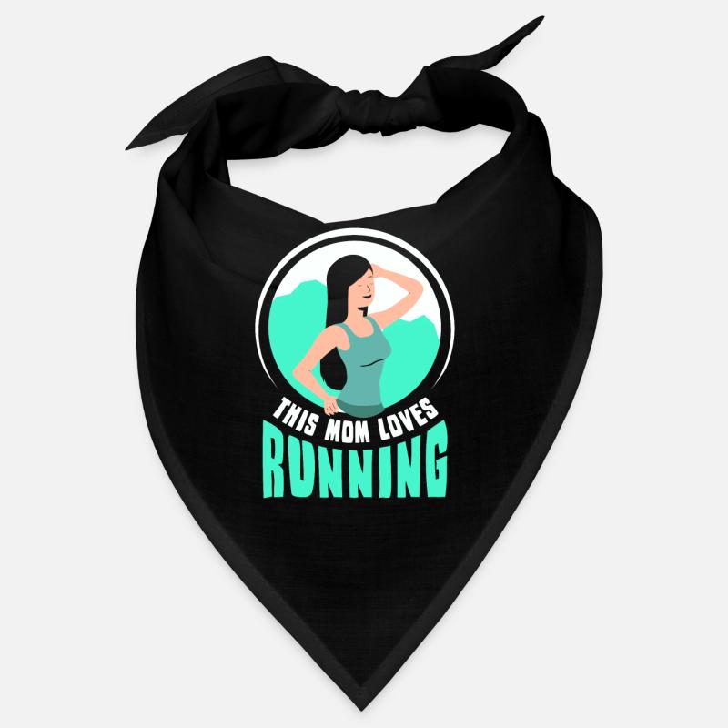Diese Mutter Liebt Das Laufen Läuferin Joggen Mama Bandana