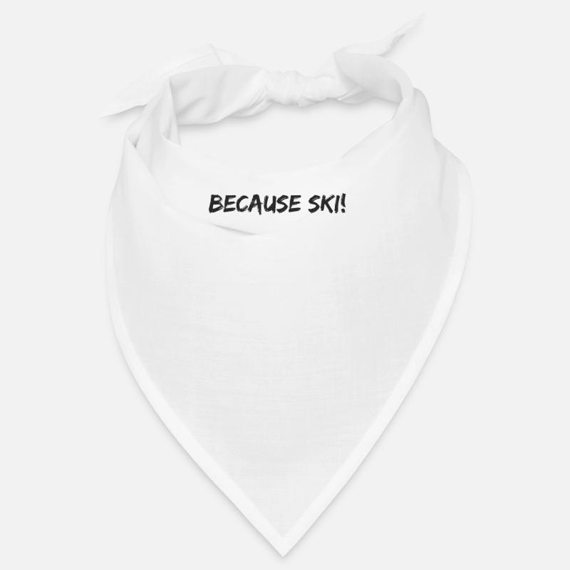 Ski - parce que Ski Bandana