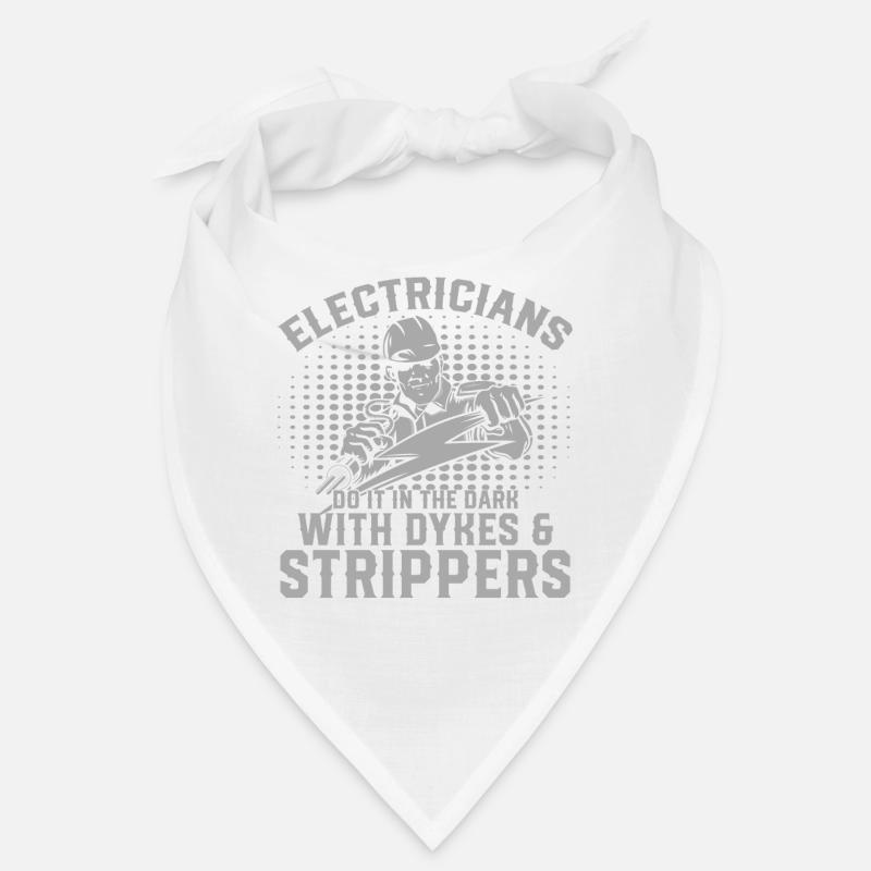 Elektriker - Bandana - Weiß