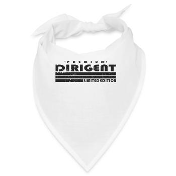 Dirigent Limited Edition Lustiges Dirigenten - Bandana - Weiß - Vorne