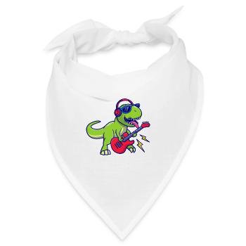 Dinosaur makes everything Possible - Bandana - Weiß - Vorne