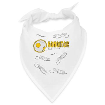 KONDITOR - Bandana - Weiß - Vorne