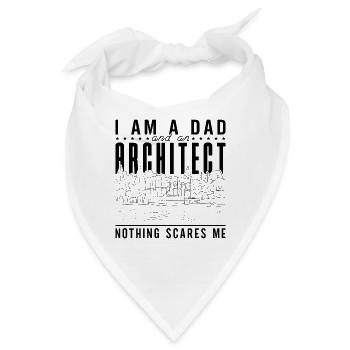 Architecture I Am A Dad Architect Architects Job - Bandana - Weiß - Vorne