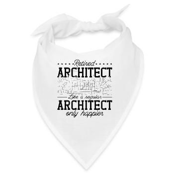 Architects Job Retired Architect Architecture - Bandana - Weiß - Vorne