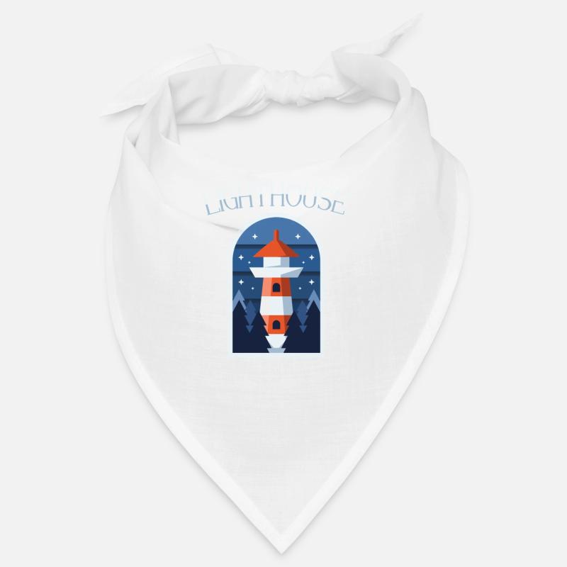 Lighthouse Seaside Nautical I Love Lighthouse Bandana