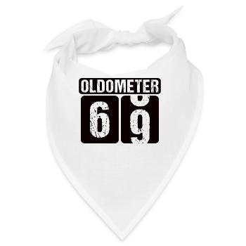69 Geburtstag Feier Geburtsjahr 69. Feier Baujahr - Bandana - Weiß - Vorne