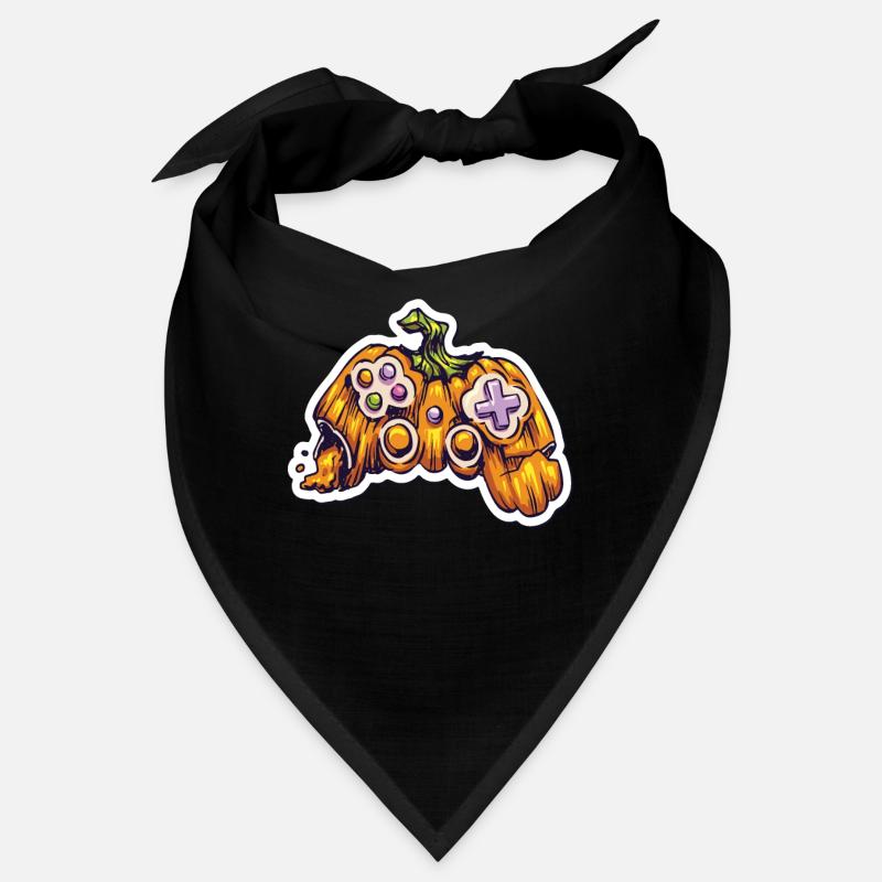 Pumpkin Joystick Controller Gamer Bandana