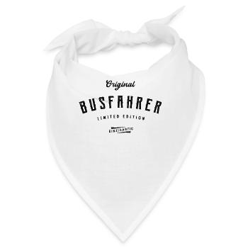 Busfahrer Limited Edition Linienbus Bus Fahrer - Bandana - Weiß - Vorne