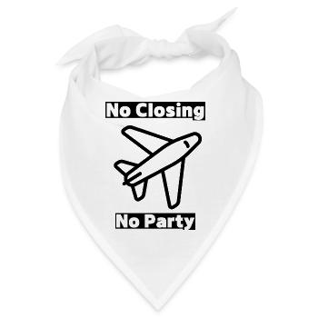Mallorca Closing - Party Time auf Malle! - Bandana - Weiß - Vorne