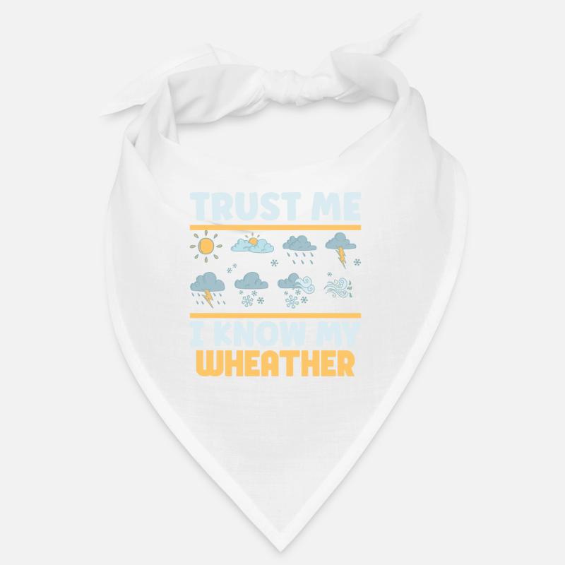 Drôle de météorologie Météorologue Météo Lover Bandana