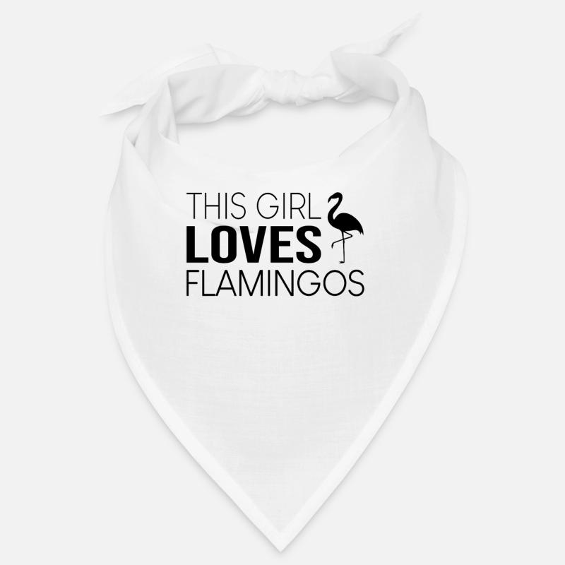 Mädchen Flamingo Spruch Bandana