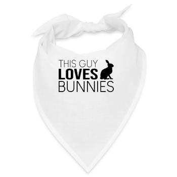 Typ Hase Spruch - Bandana - Weiß - Vorne