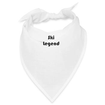 Ski - Ski Legend - Bandana - Weiß - Vorne