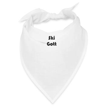 Ski - Ski Gott - Bandana - Weiß - Vorne