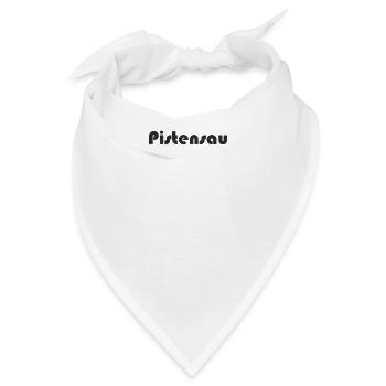 Snowboard - Pistensau - Bandana - Weiß - Vorne