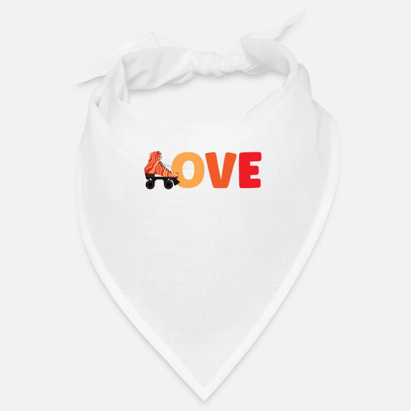 Roller Skate Roller Skating Roller Derby - Bandana - blanc