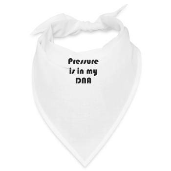 Tauchen - Pressure is in my DNA - Bandana - Weiß - Vorne