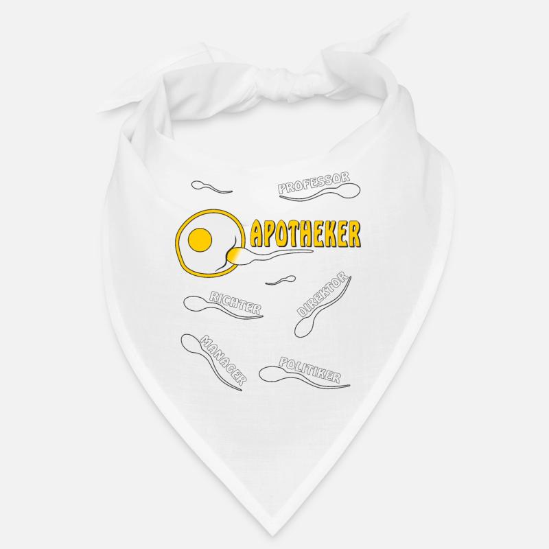 APOTHEKER - Bandana - Weiß