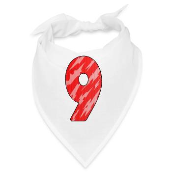 9 - Bandana - Weiß - Vorne