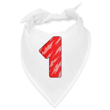 1 - Bandana - Weiß - Vorne