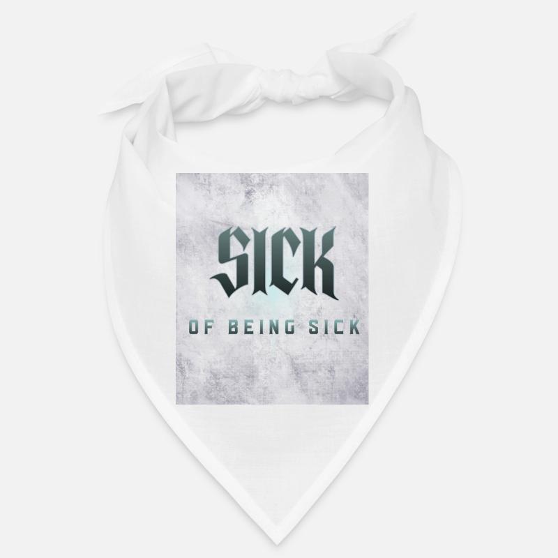 Gothic Lover Krank Vom Kranksein - Bandana - Weiß