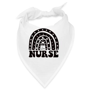 Arzthelferin Krankenpflegerin Arztpraxis Assistent - Bandana - Weiß - Vorne