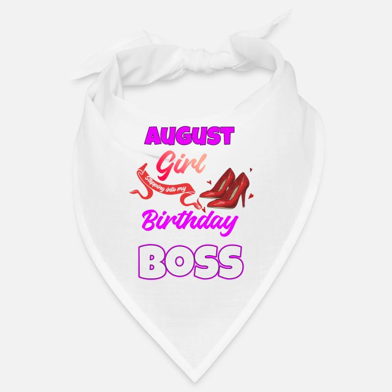 August Birthday Funny Gift Bandana