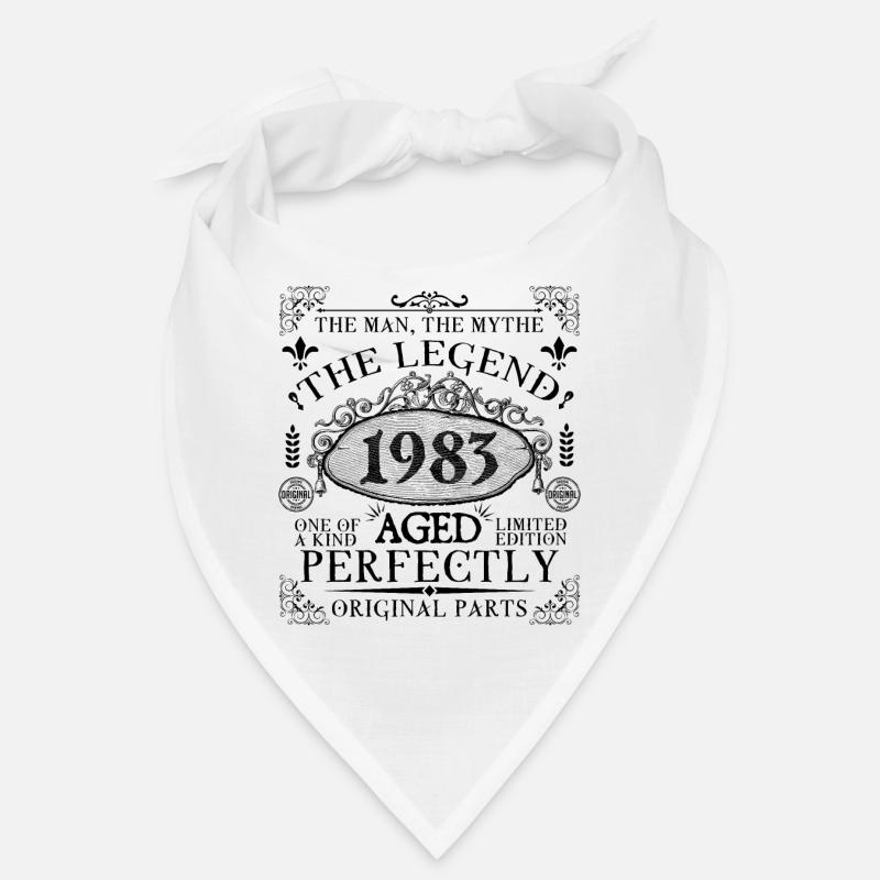 1983| The Legend since 1983 birthday Bandana
