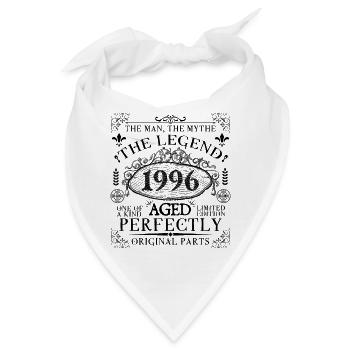 1996 | Die Legende seit 1996 Geburtstag - Bandana - Weiß - Vorne
