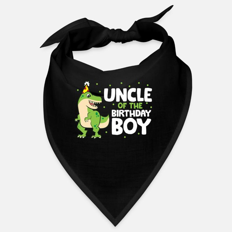 Oncle de l’enfant d’anniversaire Dinosaur Bandana