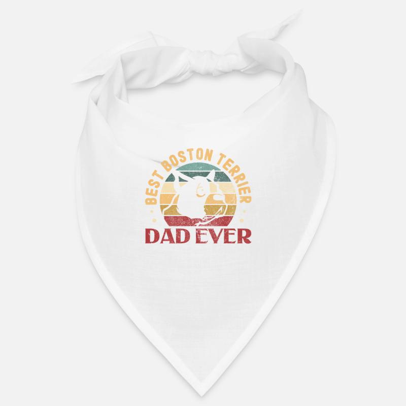 Boston Terrier Dad Bandana