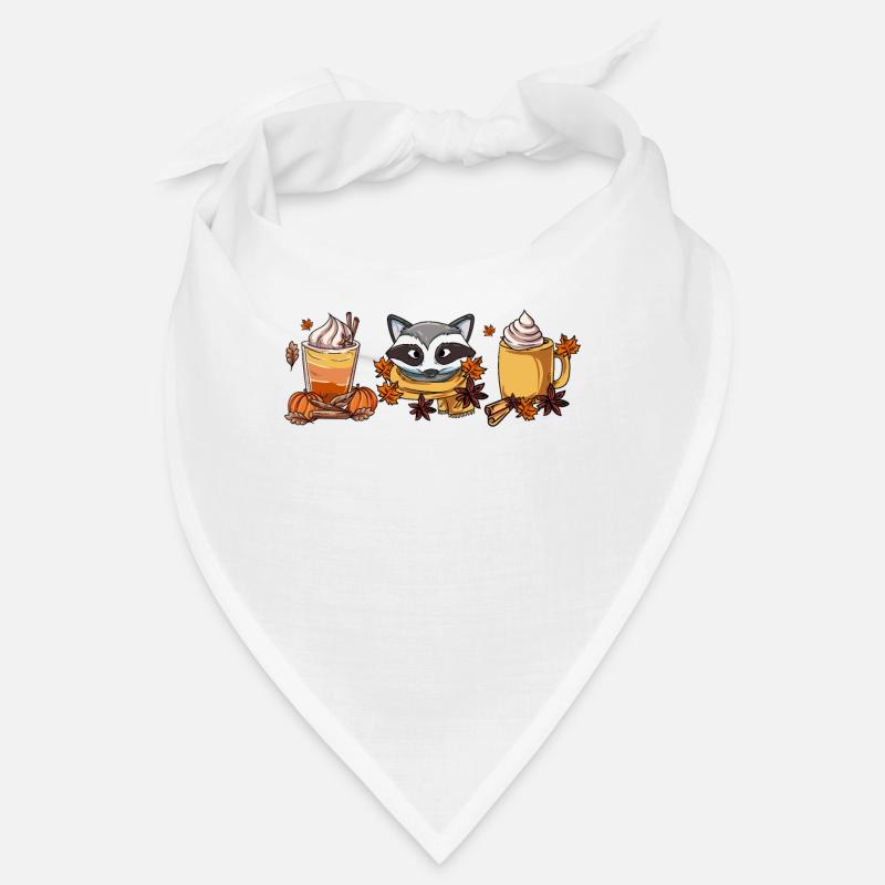 Waschbär Kaffeebecher Bandana