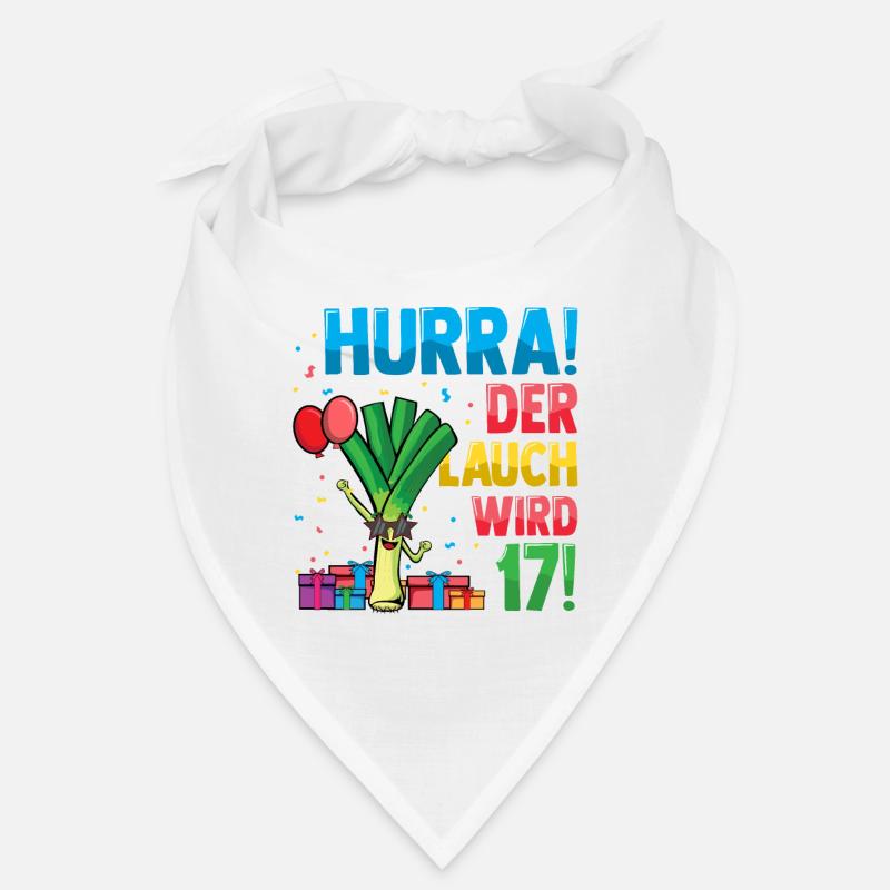 Hurra der Lauch wird 17 Bandana