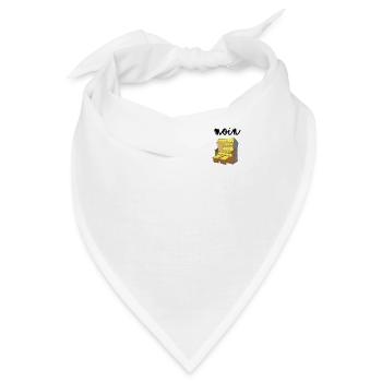 Moin Strandkorb Urlaub Nordlicht Nordisch Ostsee - Bandana - Weiß - Vorne