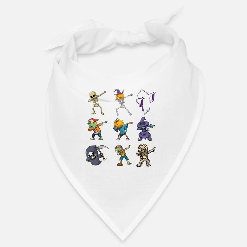 Halloween Costume Party Pumpkin Dabbing Ghosts Bandana