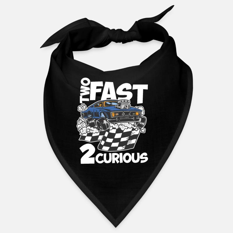 Two Fast 2 Curious - 2 Years Birthday Bandana